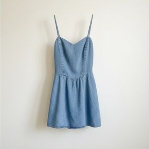 NEW WITH TAGS- Backless denim dress
